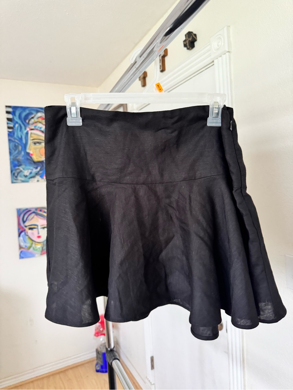 H&M Black Skater Circle Skirt